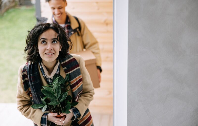 International employee moving into new accommodation